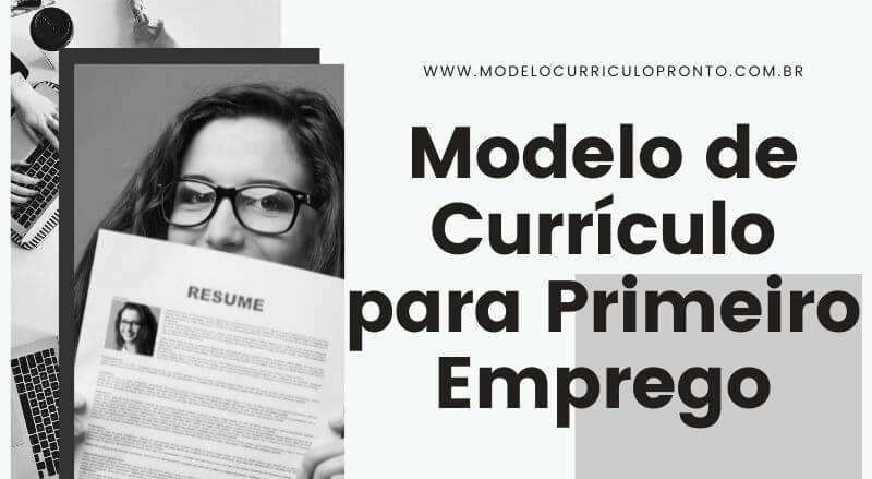 Modelo de Currículo para Primeiro Emprego