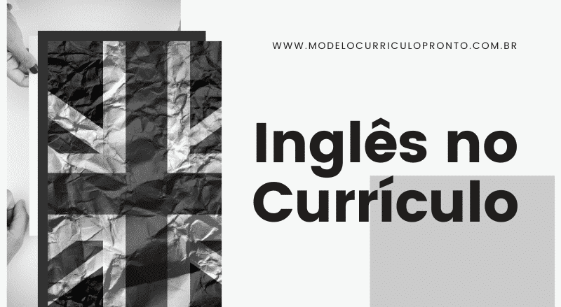 inglês no currículo