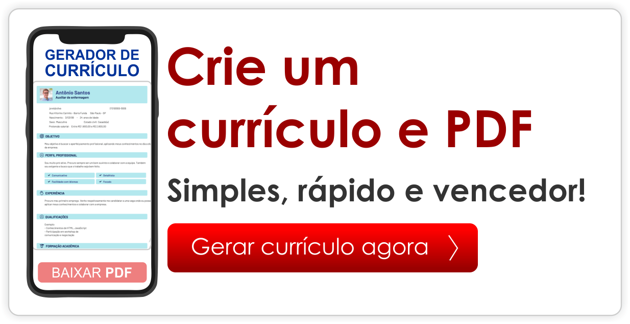 Estrutura e formato de currículo online 2023: Word ou PDF